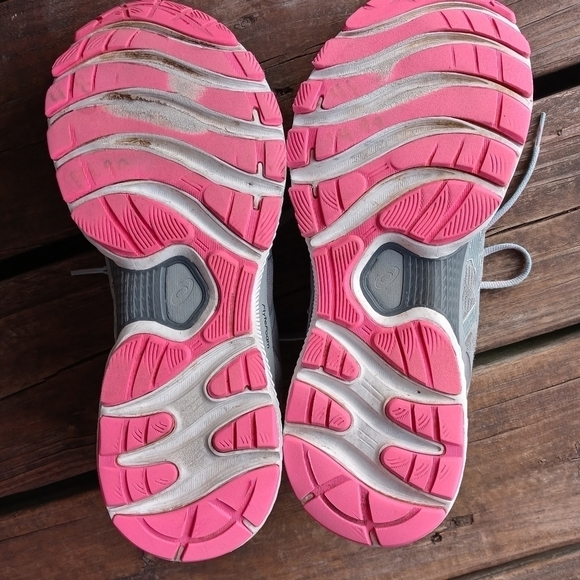 Asics Gel-Nimbus 22 Lite-Show Sheet Rock Grey Pink Wmn sz 9.5 shoe 1012A585-020. - Picture 11 of 12